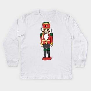 Nutcracker Christmas Holiday Kids Long Sleeve T-Shirt